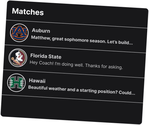 Portal Matching mobile experience